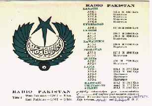 Radio  Pakistan   vom 09.02.1967