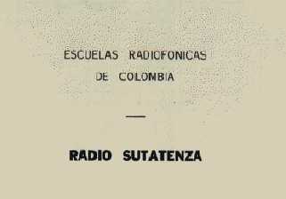 Radio   Sutatenza    vom 10. Oktober 1967