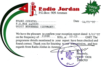 Radio Jordanien, vom 14. Juli 1997