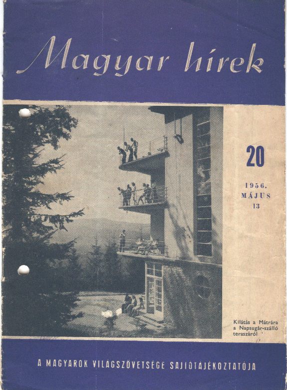 Heft von Radio Budapest aus dem Jahre 1956