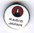 Radio Japan Anstecknadel  1966