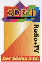 Aufkleber des SDR 1 vom 29. August 1998